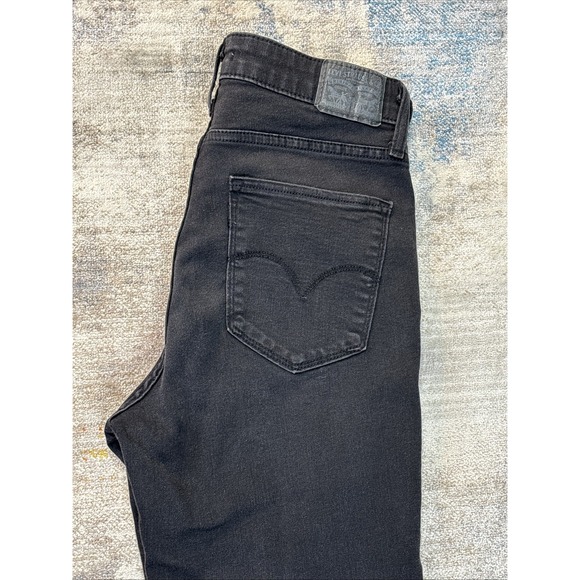Women's Levi's 721 High Rise Skinny Black Jeans Size 30 Stretch - Picture 1 of 6